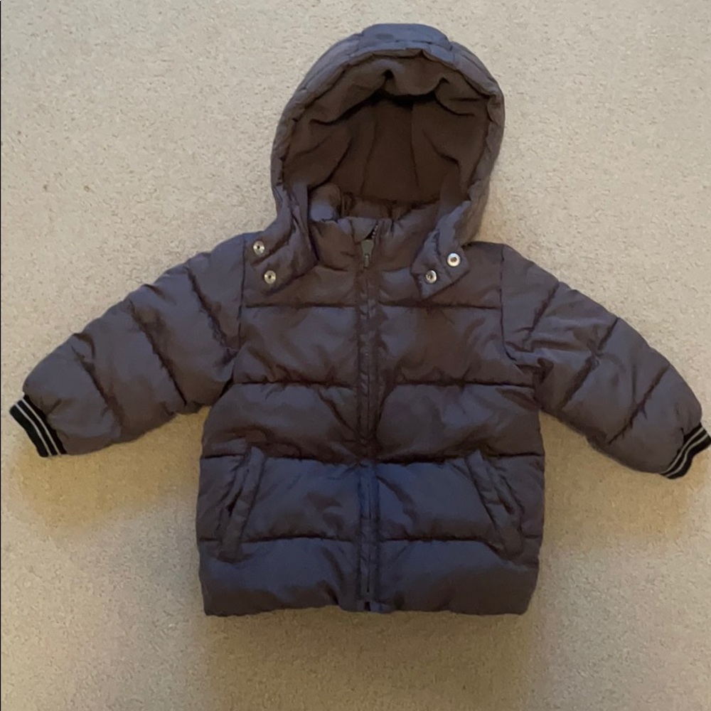 Baby Gap fleece lined puffer jacket